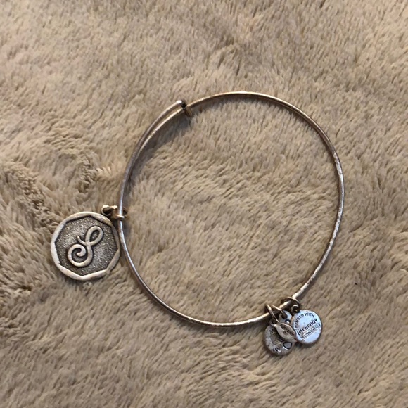 Alex and Ani “S” initial bracelet - Picture 2 of 3